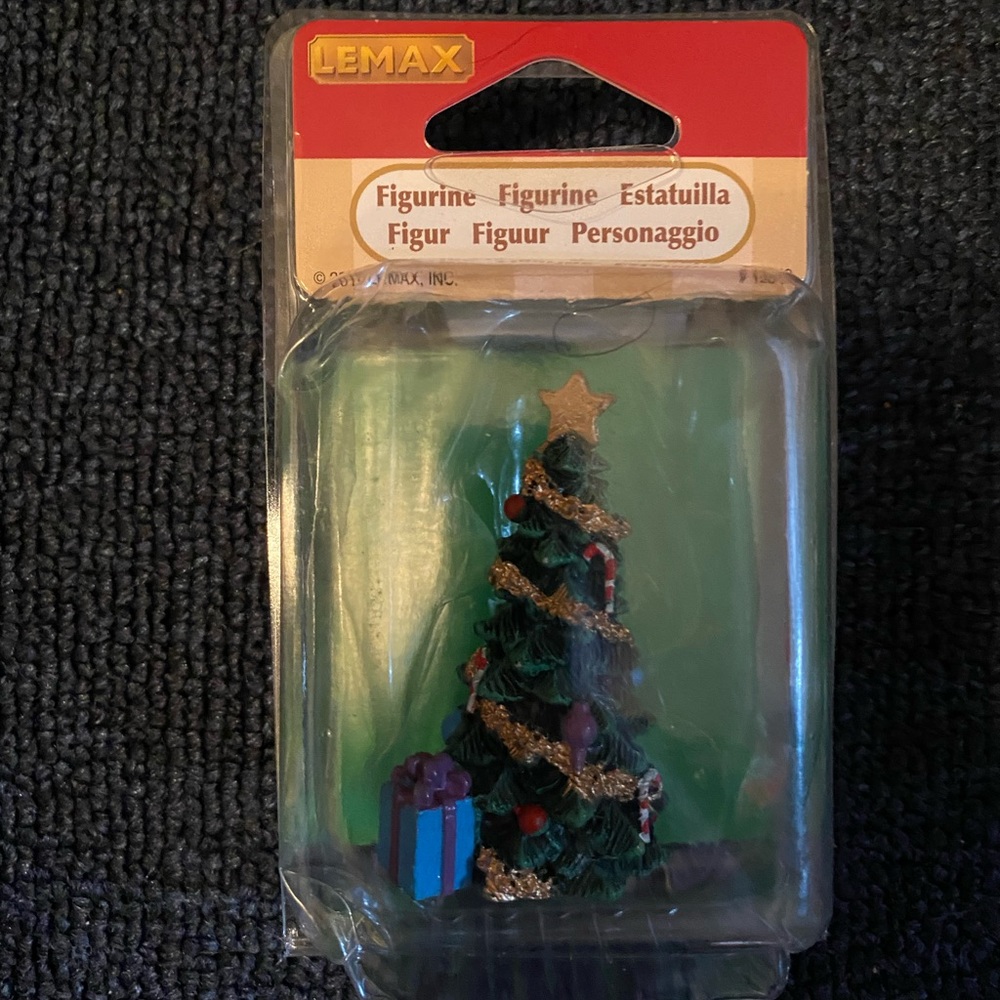 Miniature Christmas Tree Christmas Village Piece